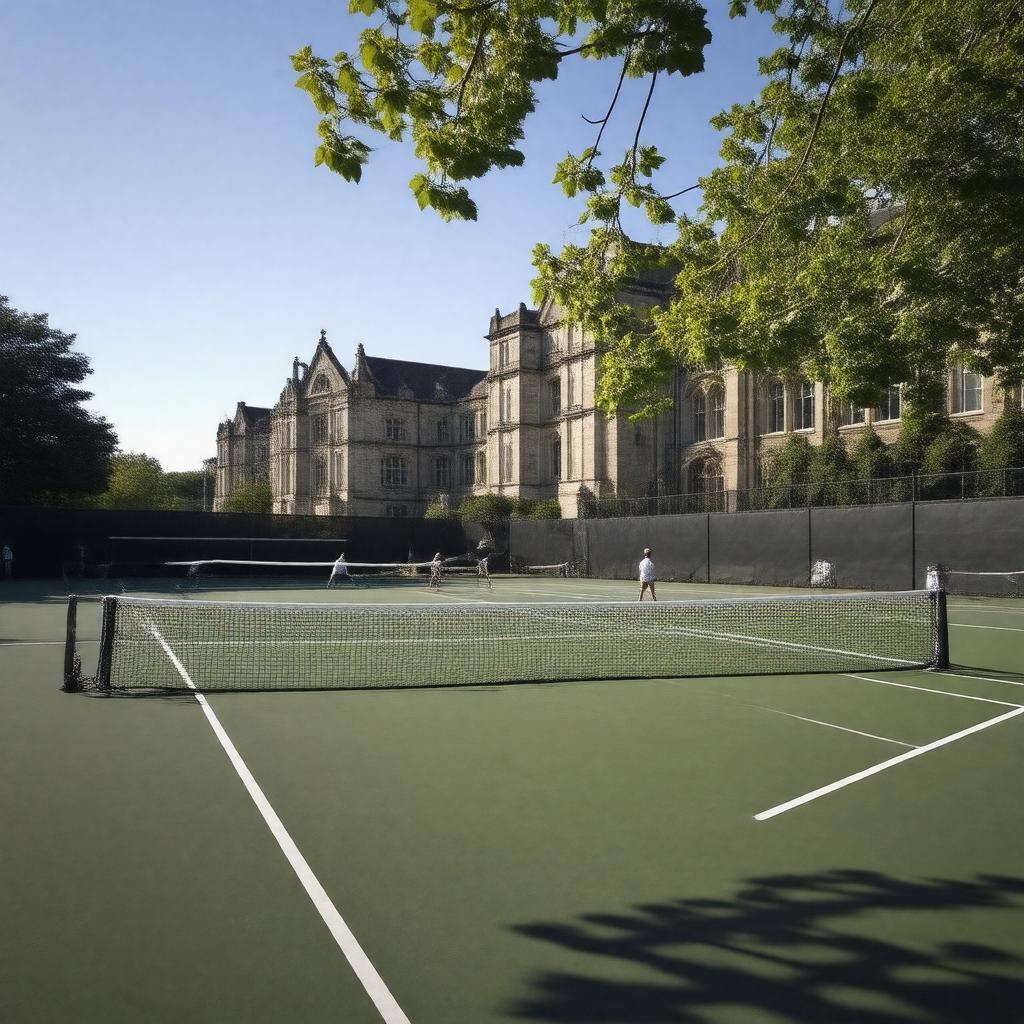 AI-created image of Dublin University Tennis Club