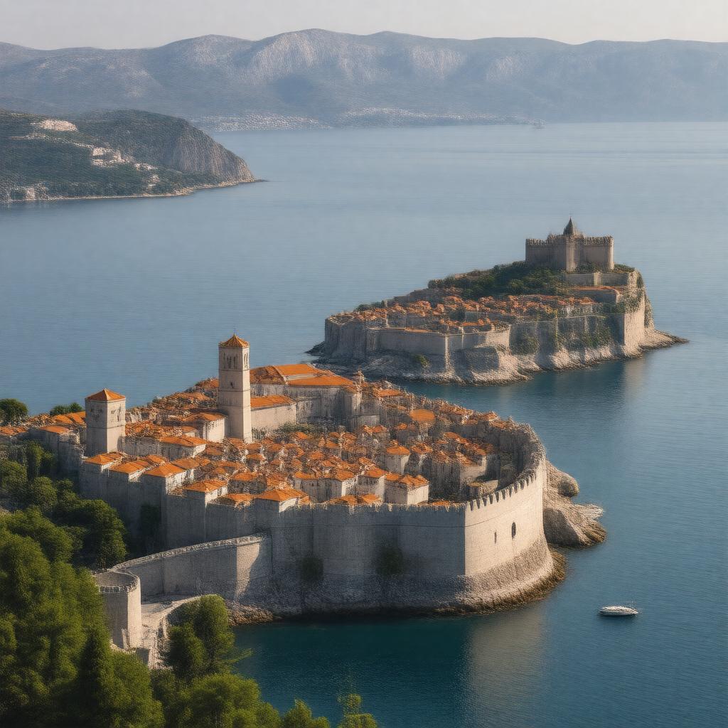 AI-created image of Dubrovnik
