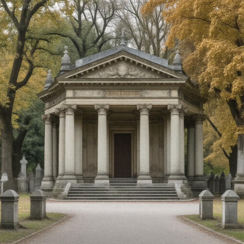 AI-created image of Ducal Mausoleum, Coburg, Germany