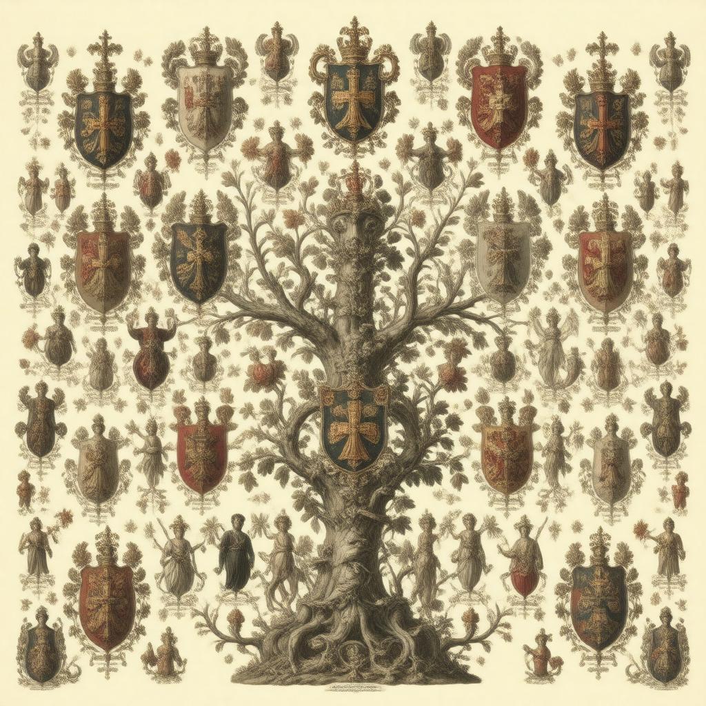 AI-created image of Ducal family of Saxe-Coburg and Gotha