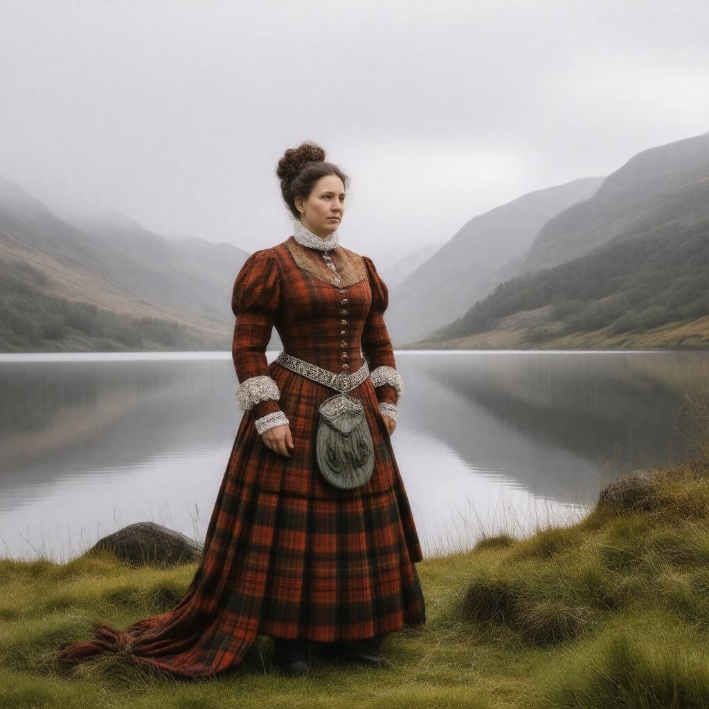 Click to view larger image AI-created image of Duchess of Argyll