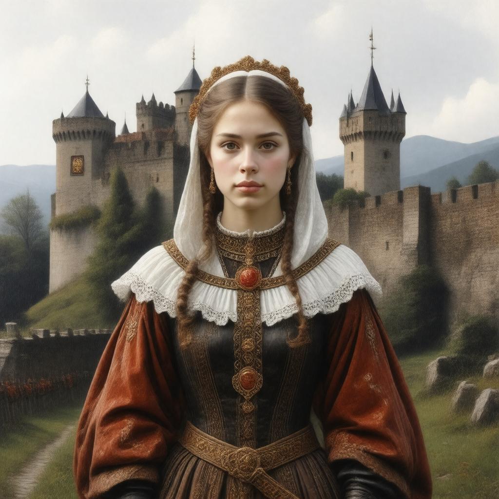 AI-created image of Duchess of Saxony