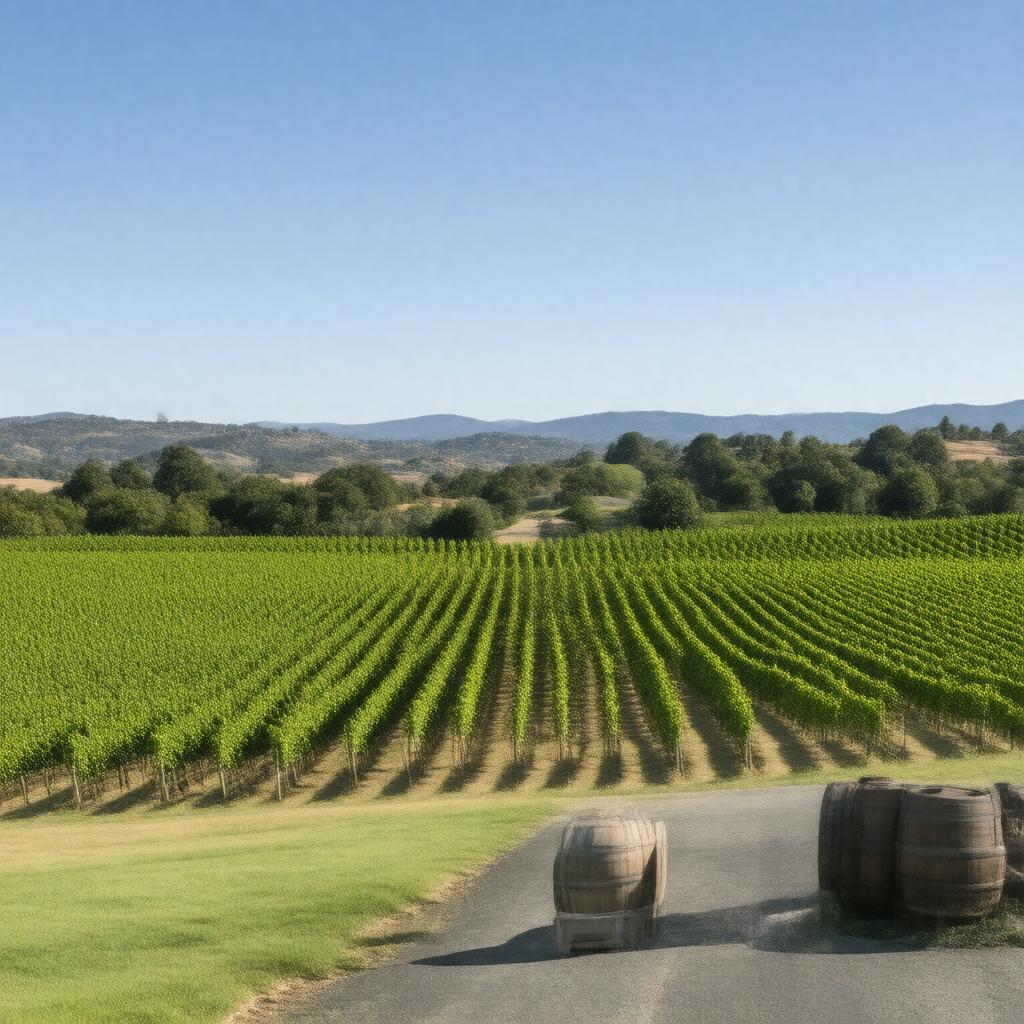 AI-created image of Duckhorn Vineyards
