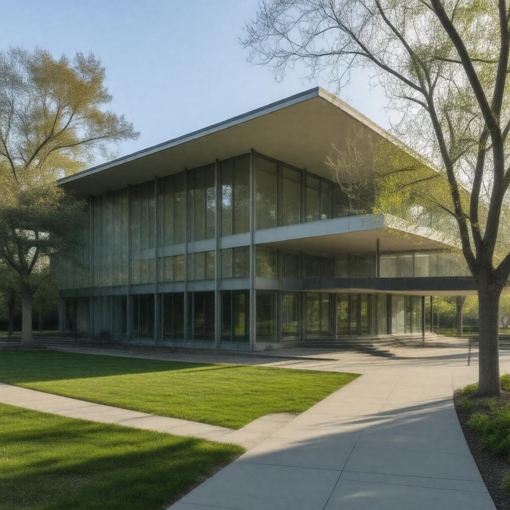 Click to view larger image AI-created image of Duderstadt Center