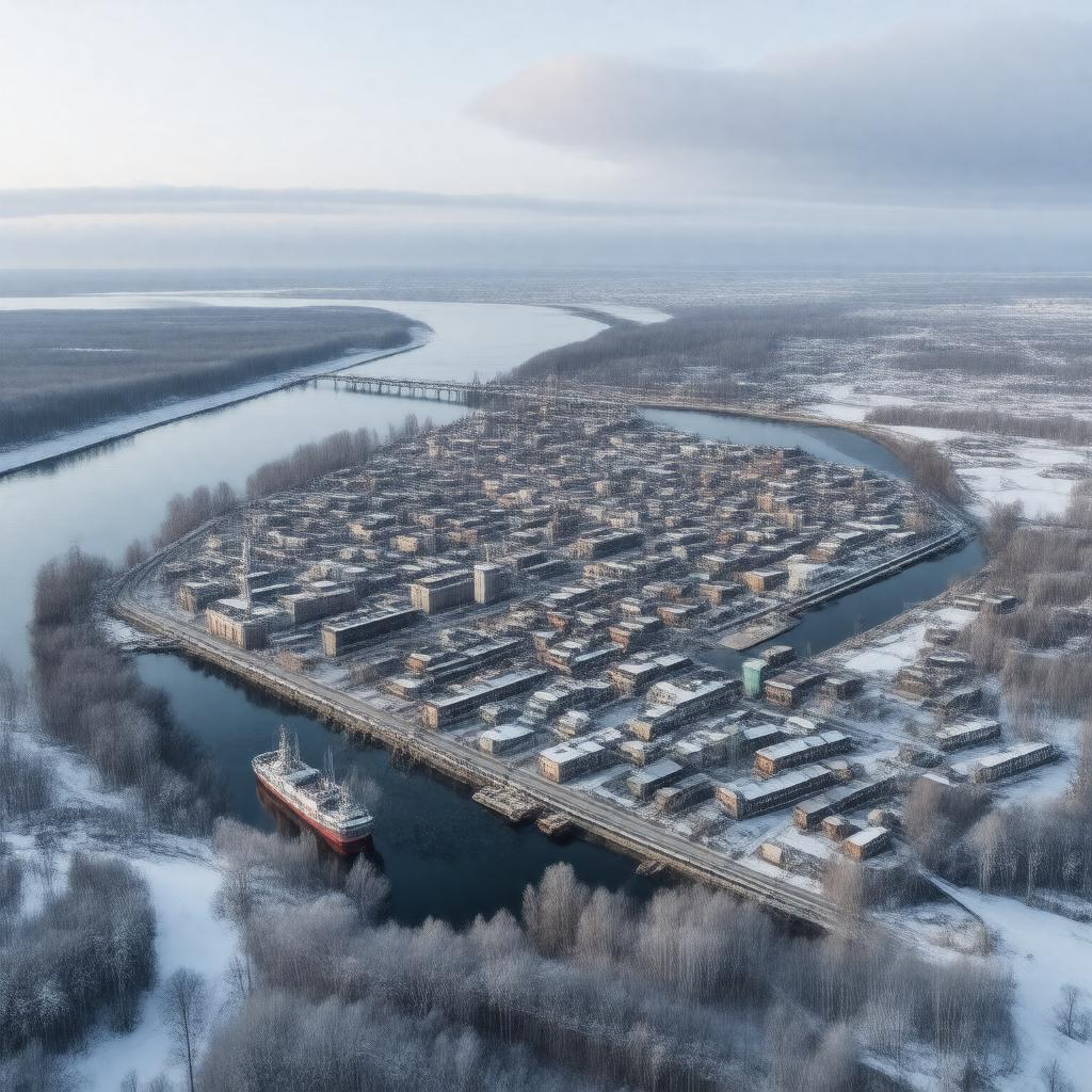 AI-created image of Dudinka