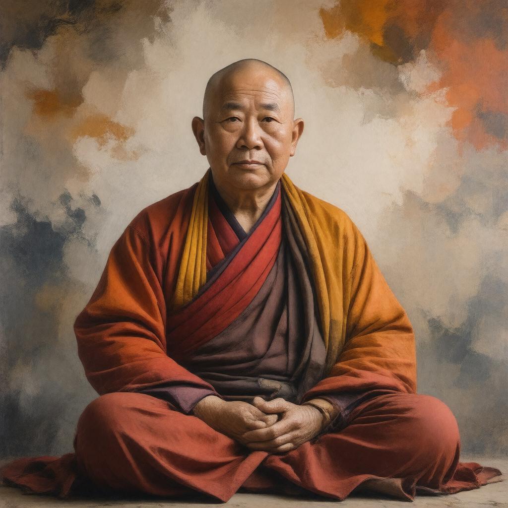 AI-created image of Dudjom Rinpoche