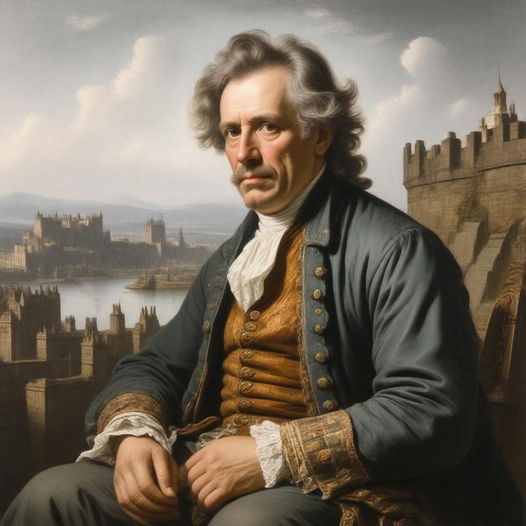 AI-created image of Dugald Stewart