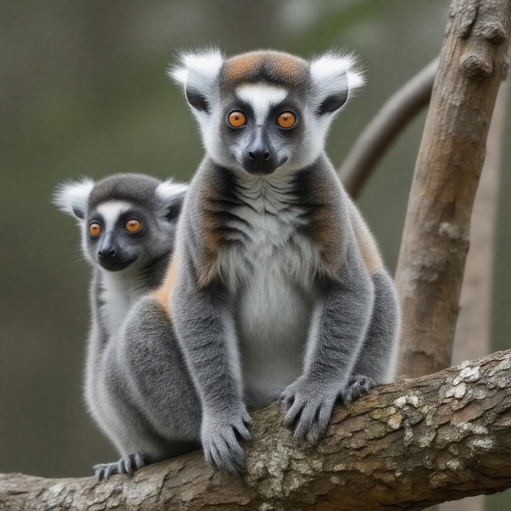 Click to view larger image AI-created image of Duke Lemur Center