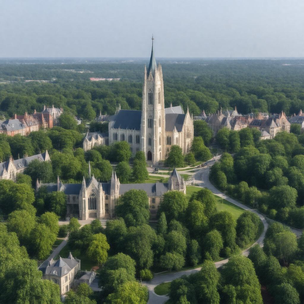 AI-created image of Duke University