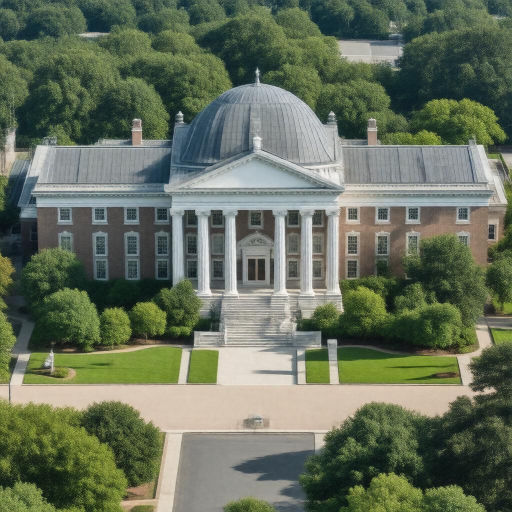AI-created image of Duke University Libraries