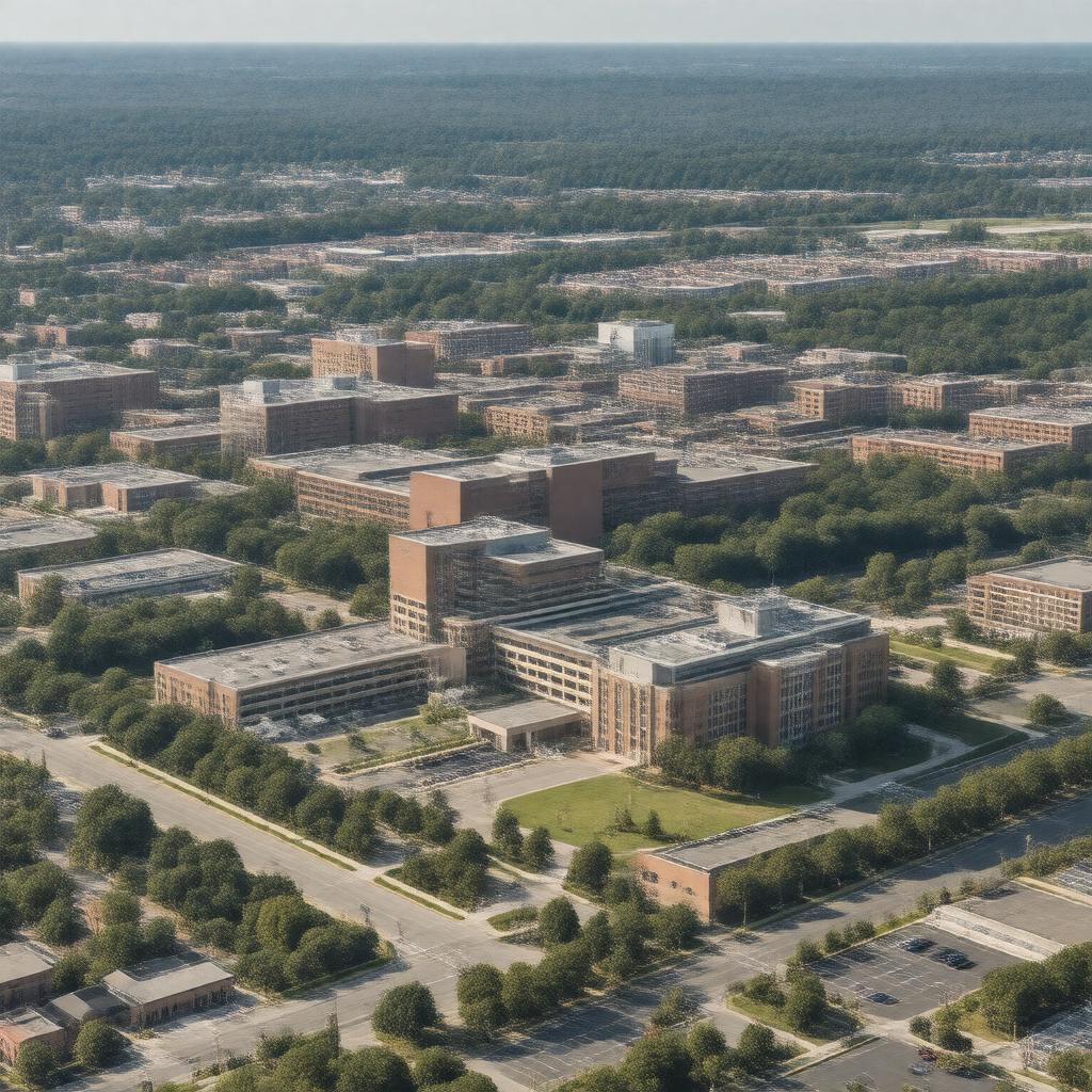 Click to view larger image AI-created image of Duke University Medical Center