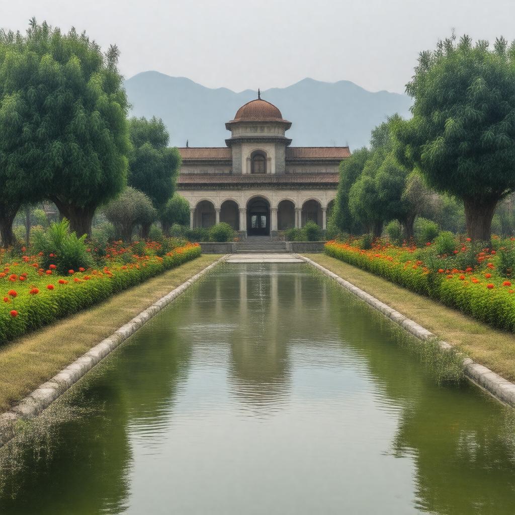 AI-created image of Duke's Garden