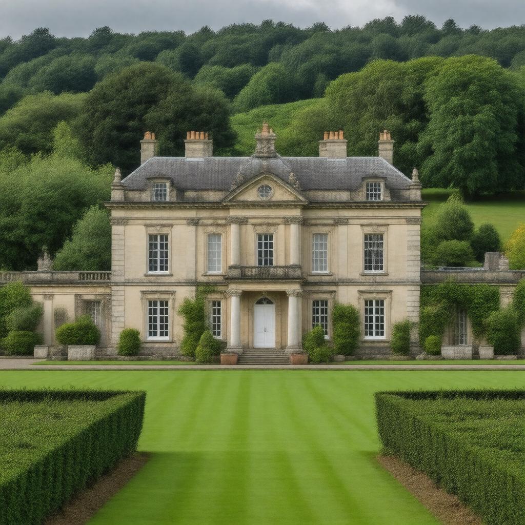 AI-created image of Dumfries House, Ayrshire