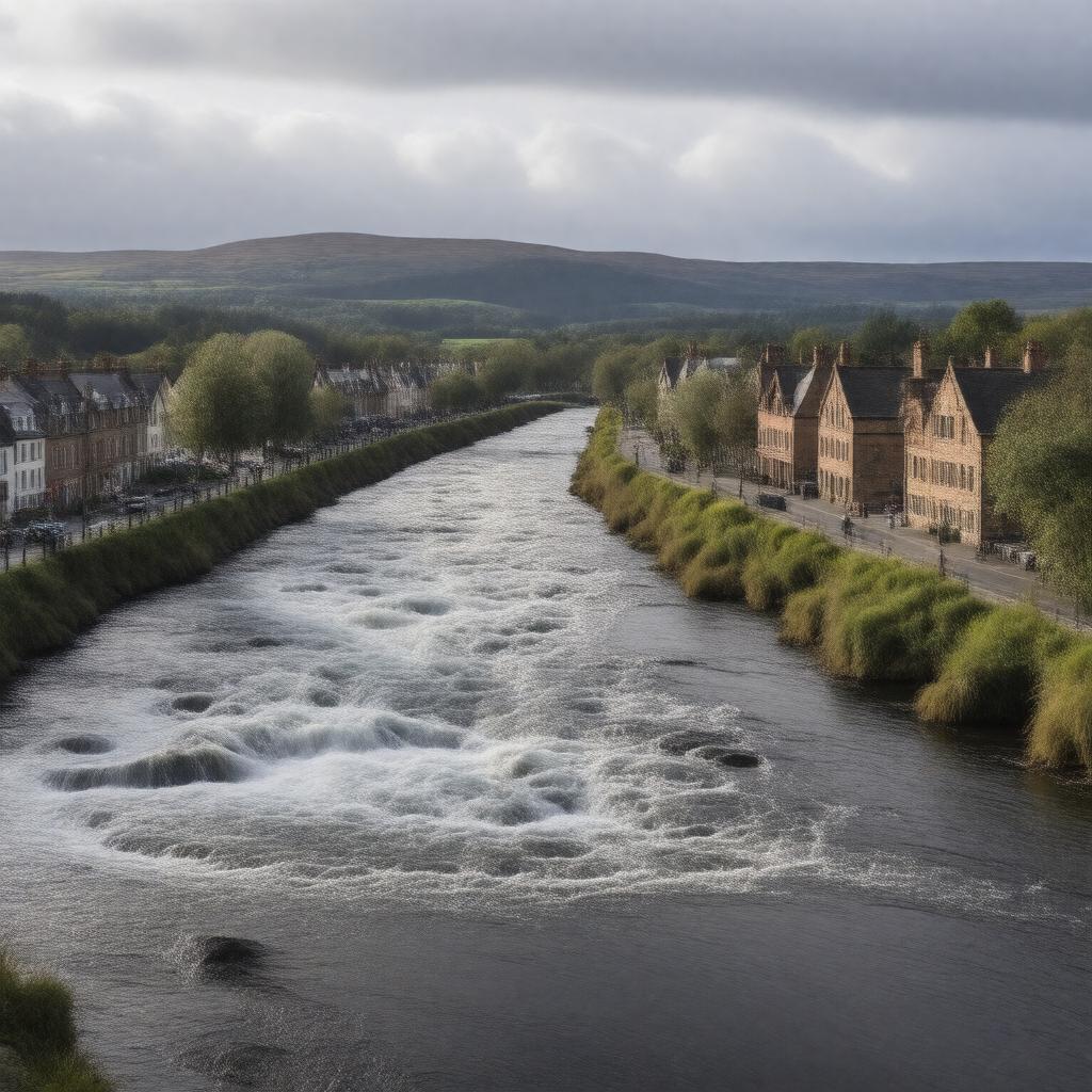 AI-created image of Dumfries, Scotland