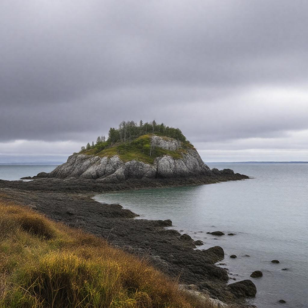 AI-created image of Dumpling Rock