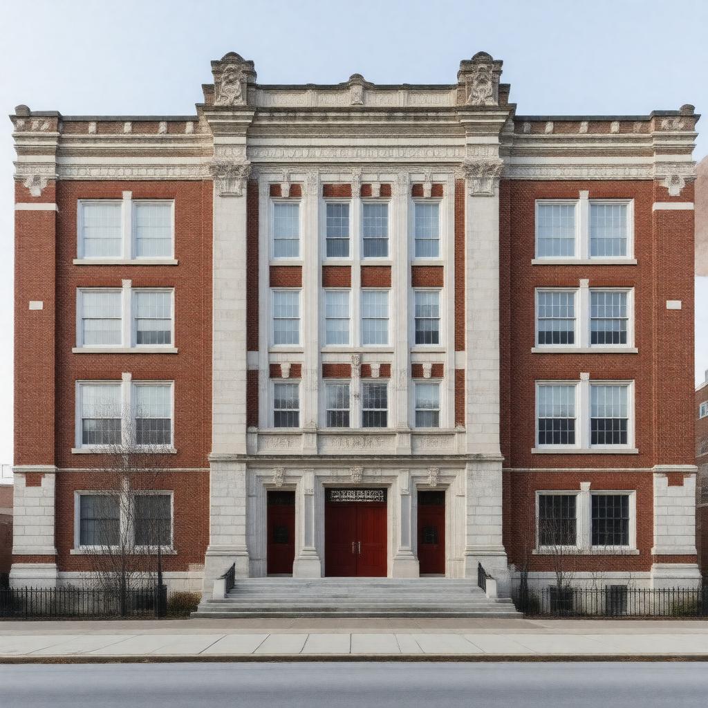 AI-created image of Dunbar High School (Baltimore, Maryland)
