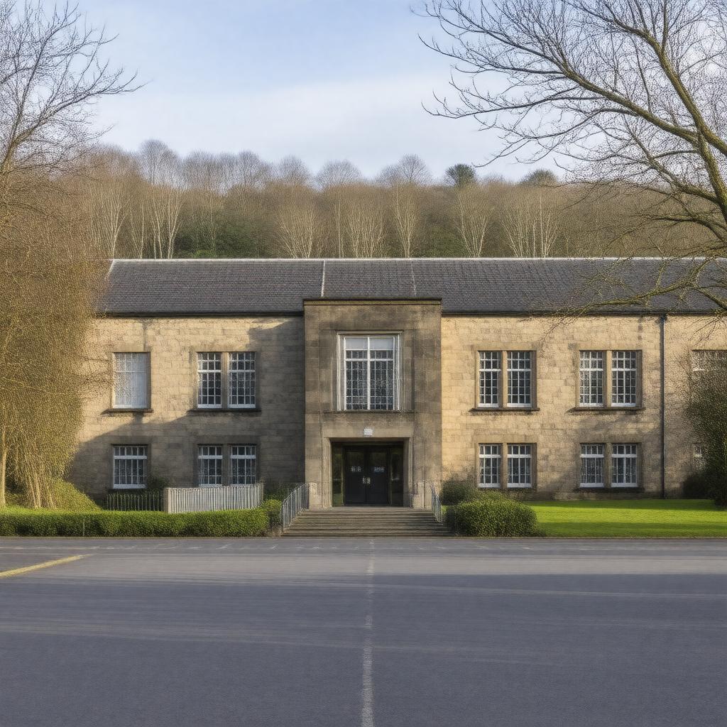 AI-created image of Dunblane High School