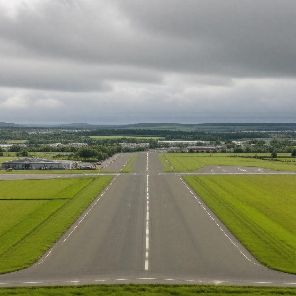 AI-created image of Dundee Airport