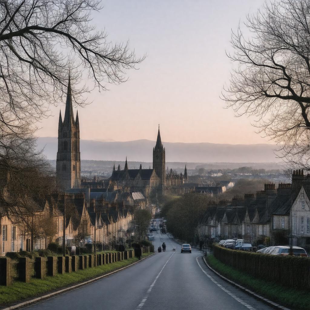 AI-created image of Dunfermline, Scotland