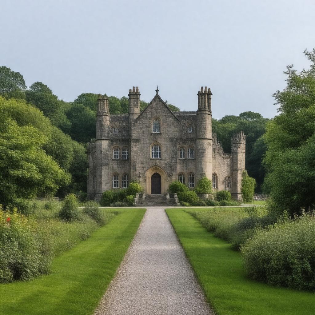 AI-created image of Dunglass House