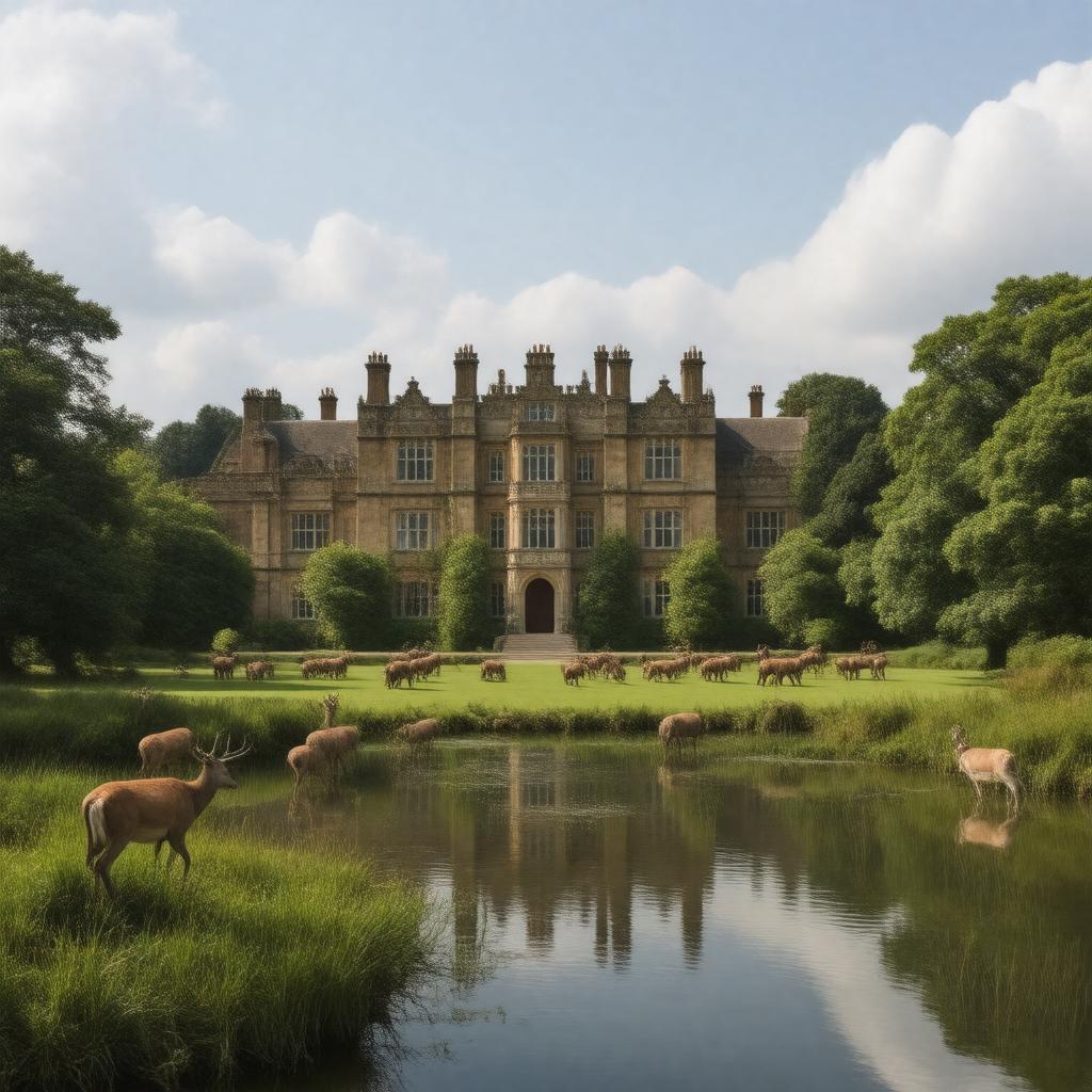 AI-created image of Dunham Massey