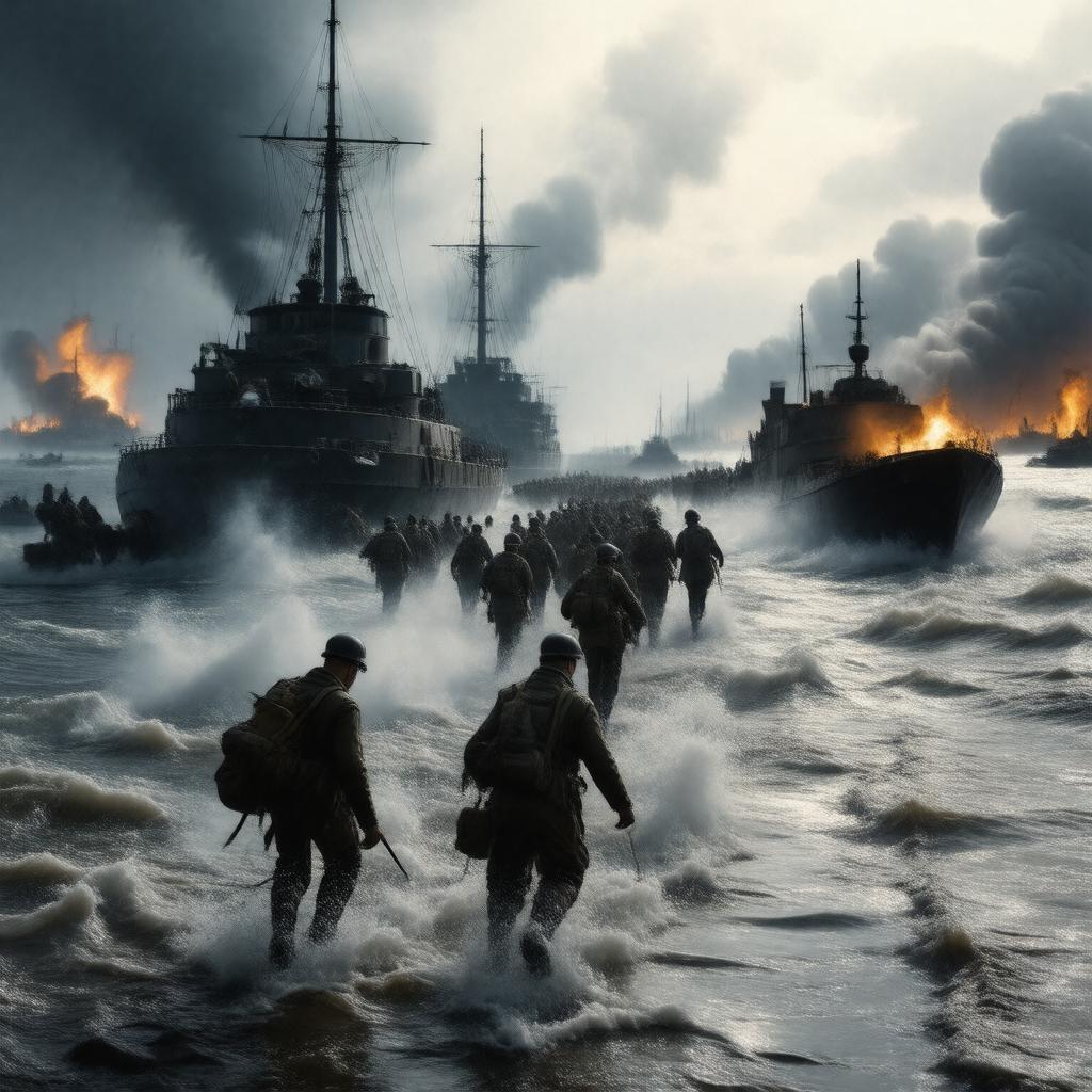 AI-created image of Dunkirk (2017 film)