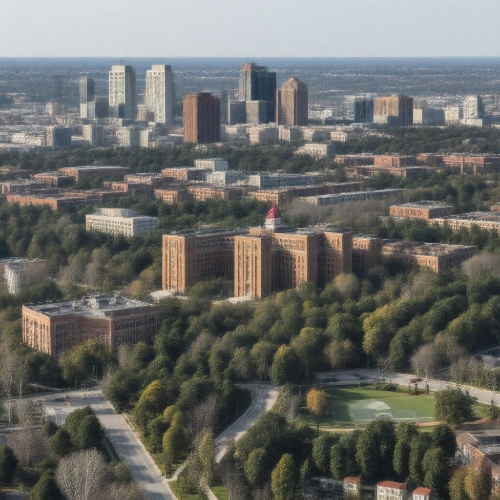 AI-created image of Duquesne University