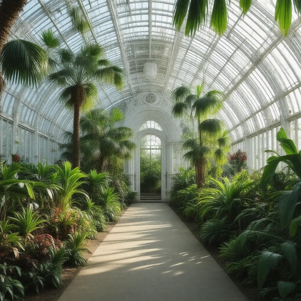 Click to view larger image AI-created image of Durfee Conservatory