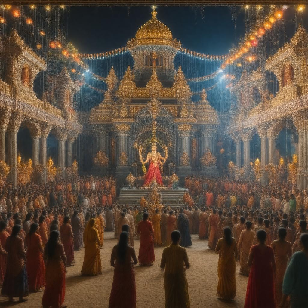 AI-created image of Durgotsava