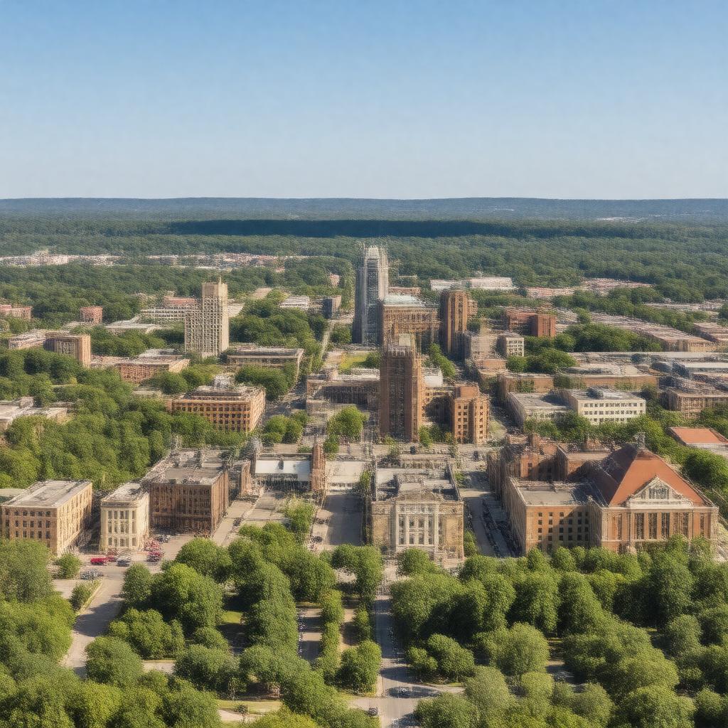 AI-created image of Durham, North Carolina