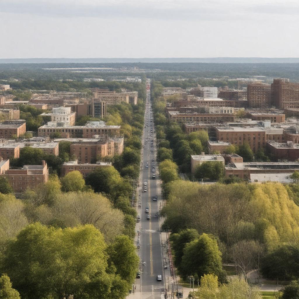 AI-created image of Durham, North Carolina, United States