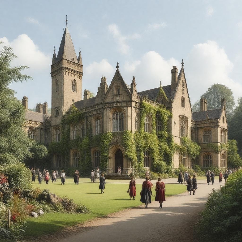 AI-created image of Durham School