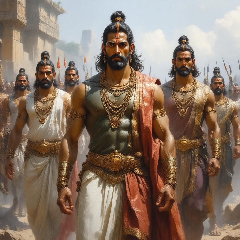 AI-created image of Duryodhana