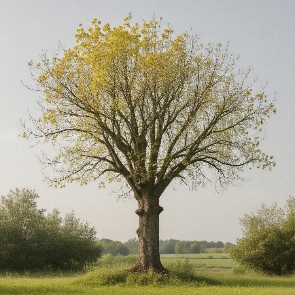 Click to view larger image AI-created image of Dutch elm disease