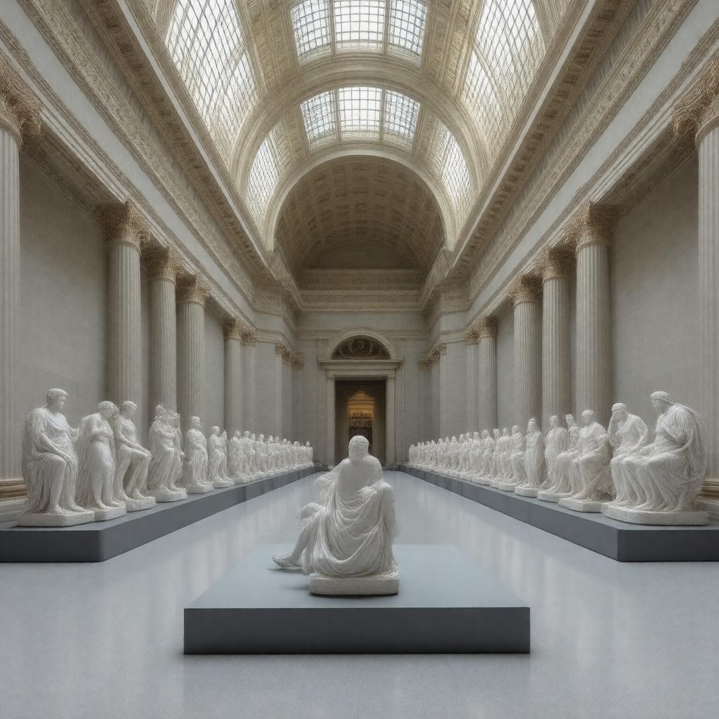 AI-created image of Duveen Gallery
