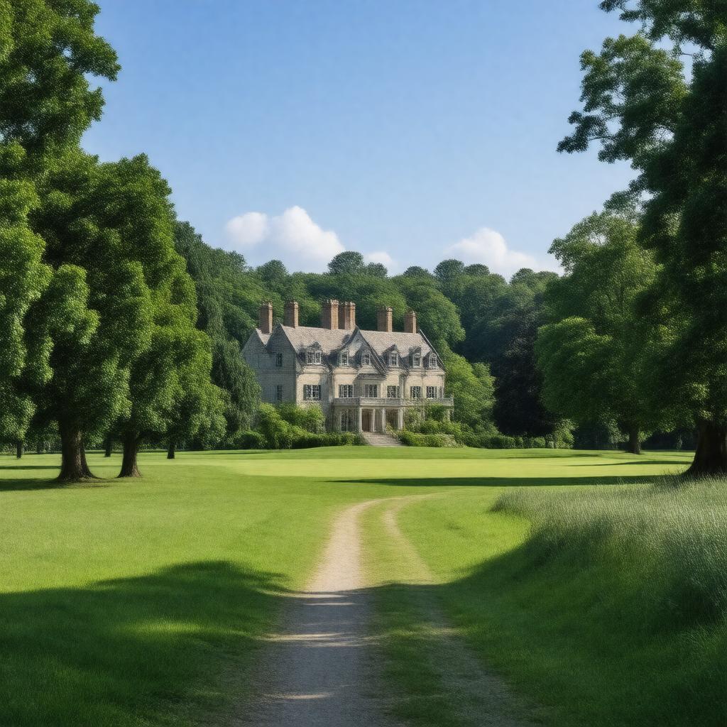 AI-created image of Duxbury, Lancashire, England