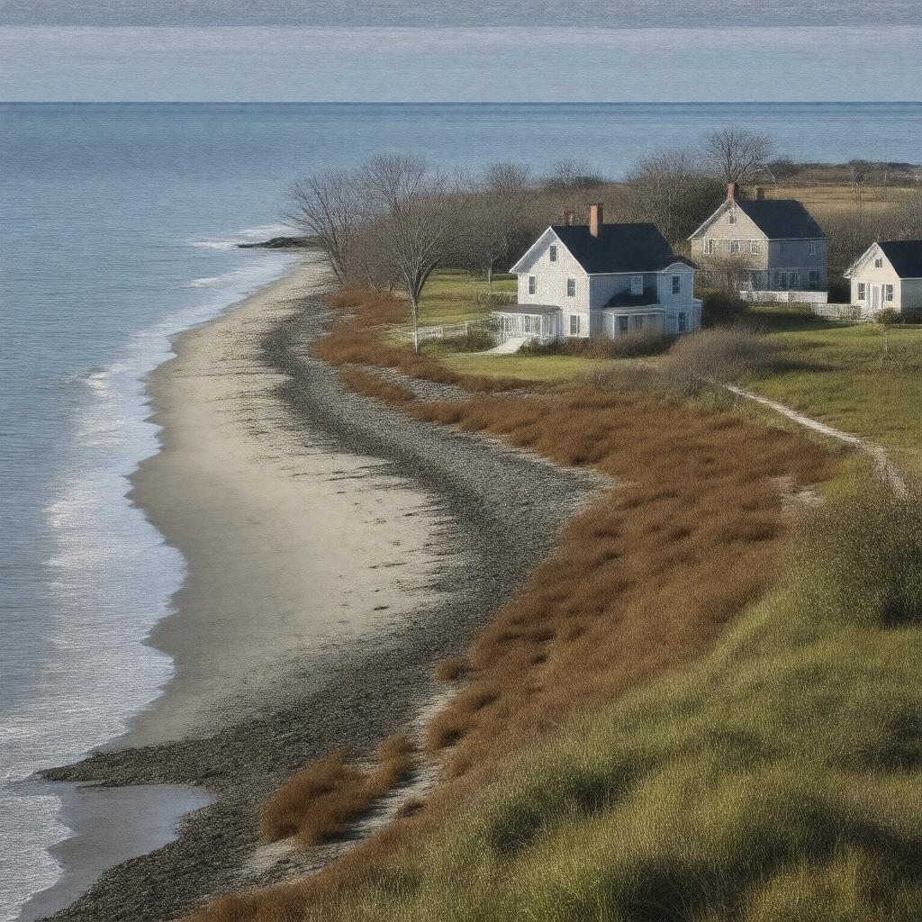 AI-created image of Duxbury, Massachusetts