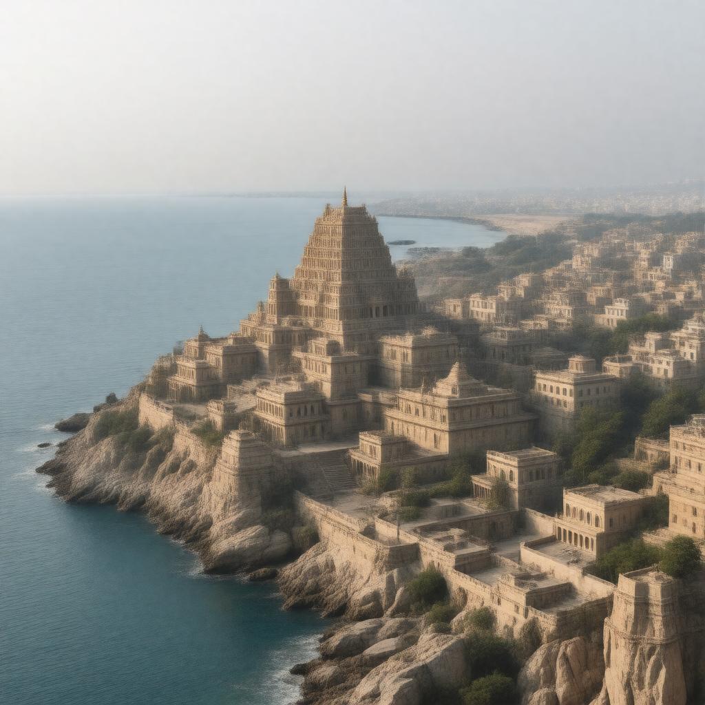 AI-created image of Dwaraka