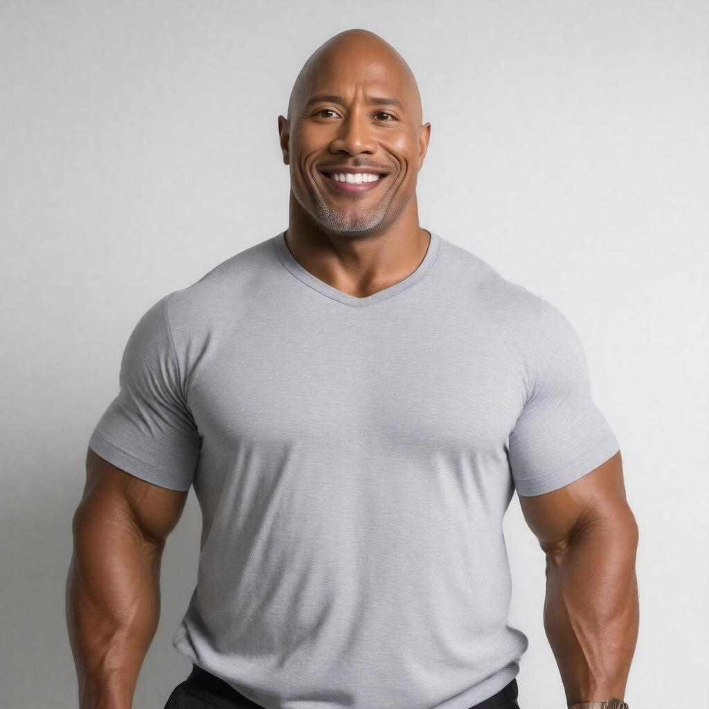 AI-created image of Dwayne Johnson