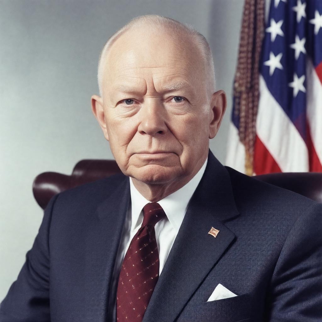 AI-created image of Dwight D. Eisenhower