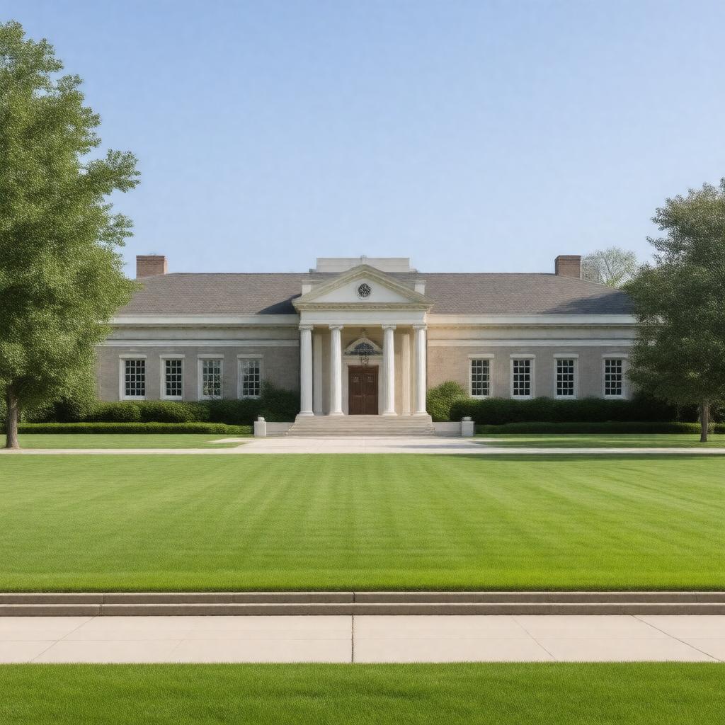 Click to view larger image AI-created image of Dwight D. Eisenhower Presidential Library
