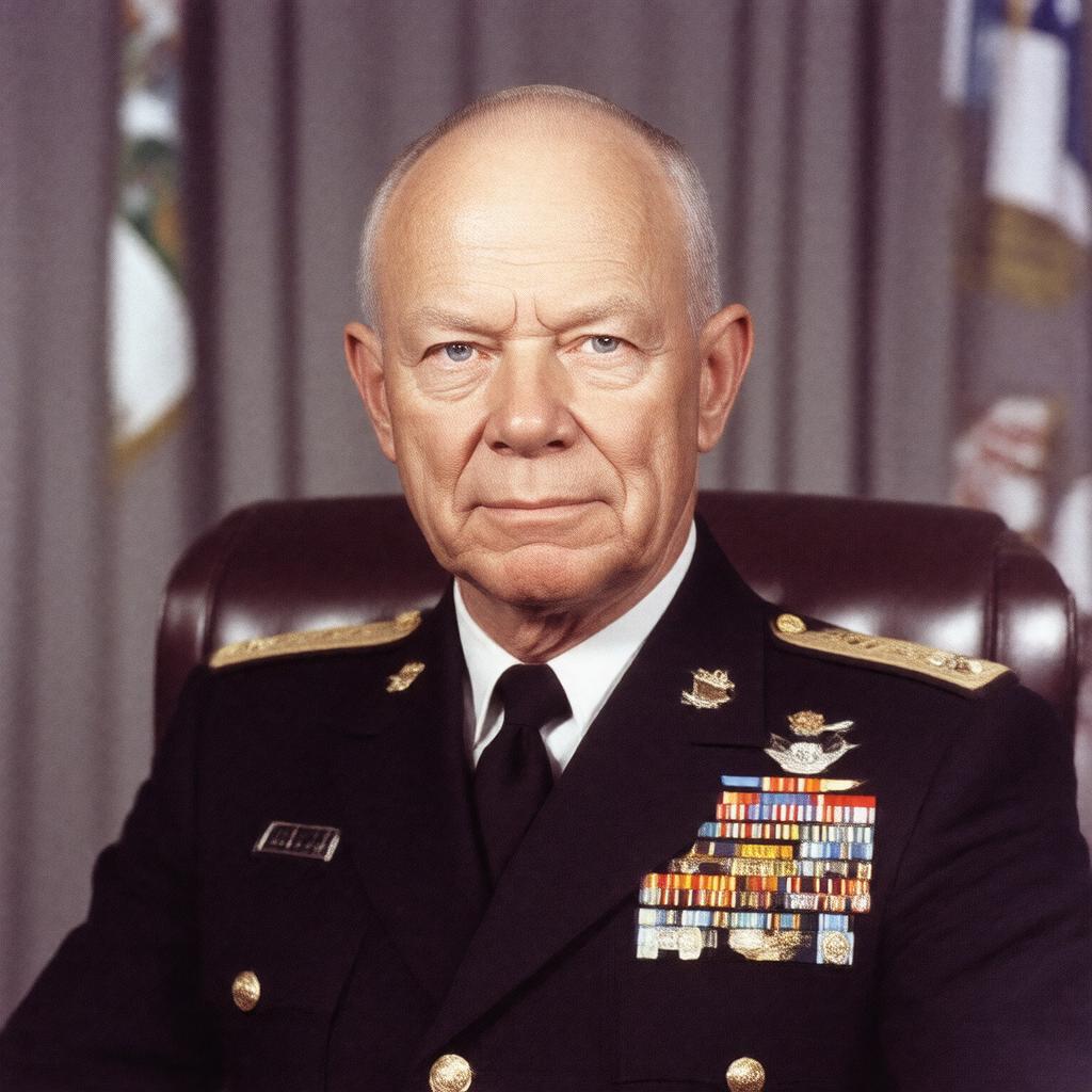 AI-created image of Dwight David Eisenhower