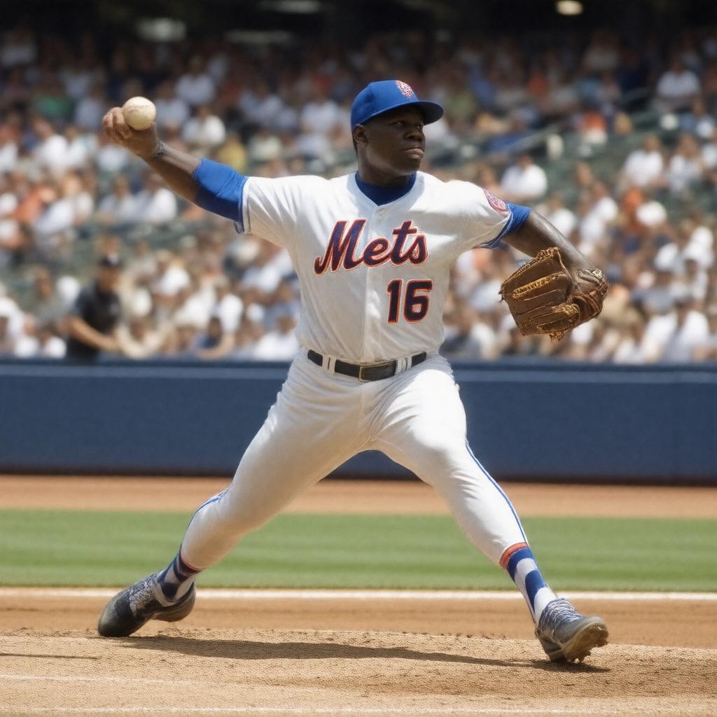 AI-created image of Dwight Gooden