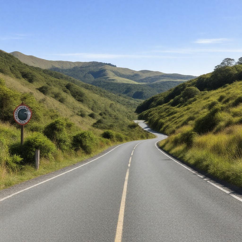 Click to view larger image AI-created image of Dyers Pass Road