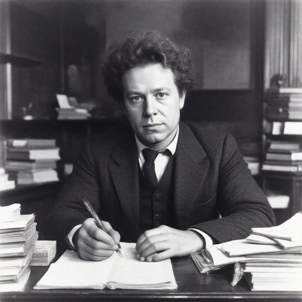 AI-created image of Dylan Thomas