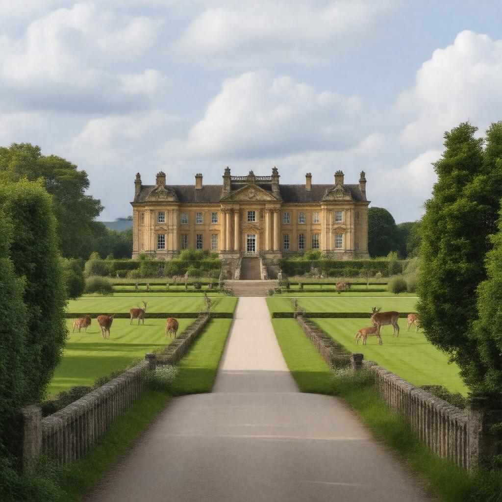 AI-created image of Dyrham Park