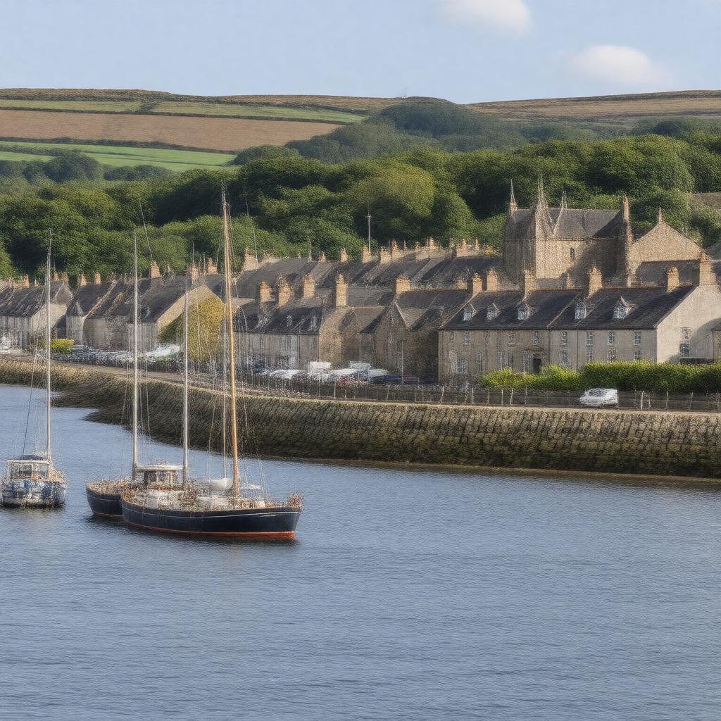 AI-created image of Dysart, Fife, Scotland