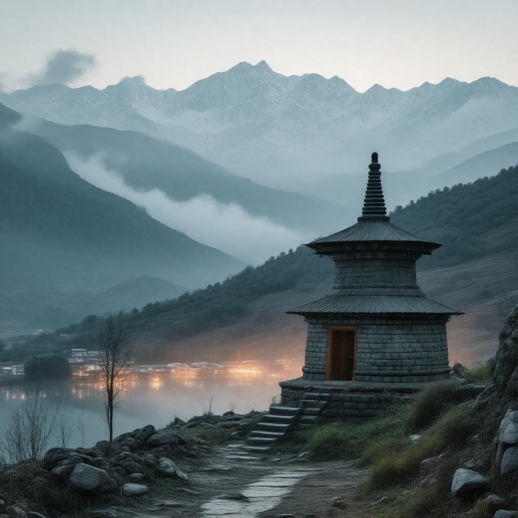 AI-created image of Dzogchen (Great Perfection)