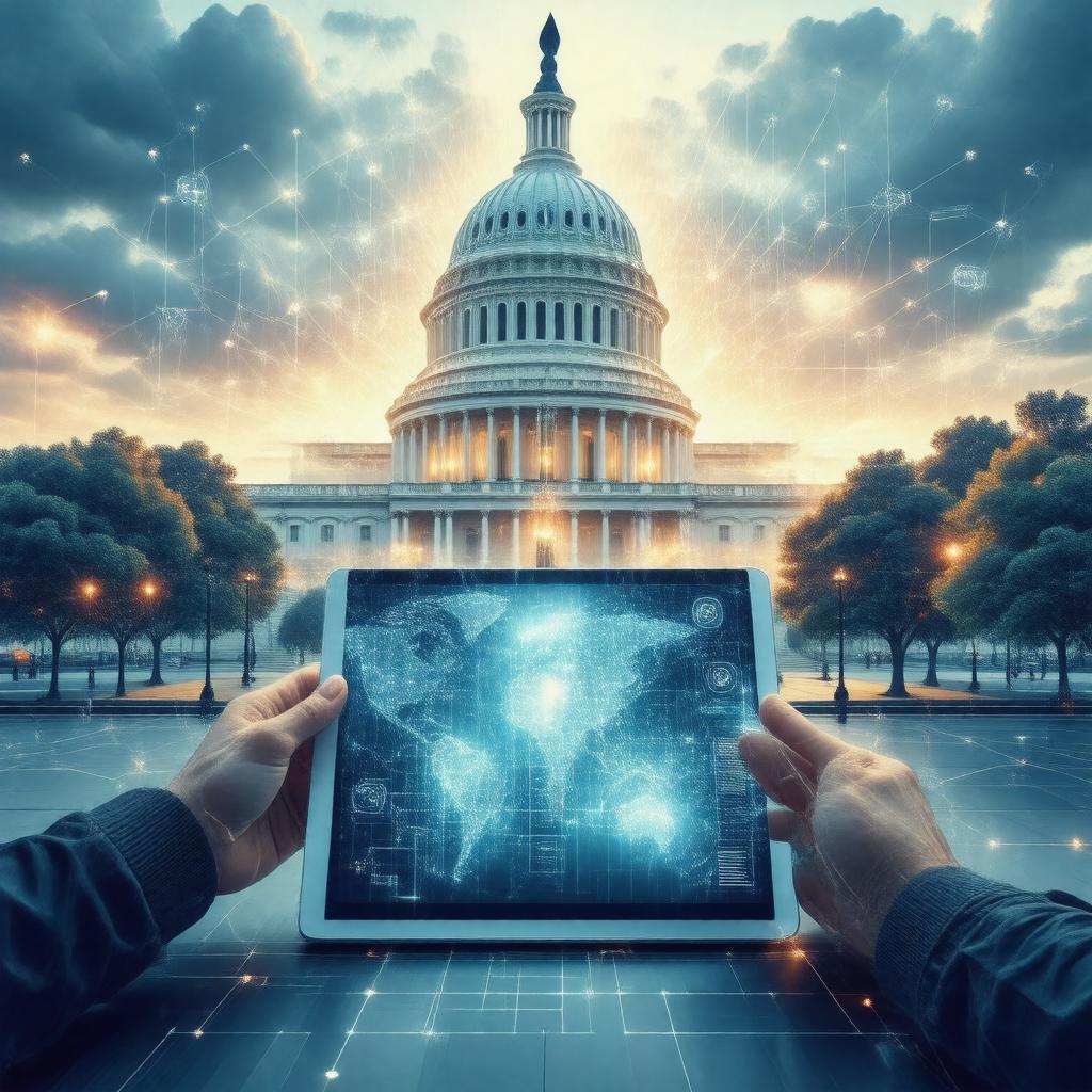 AI-created image of E-Government Act