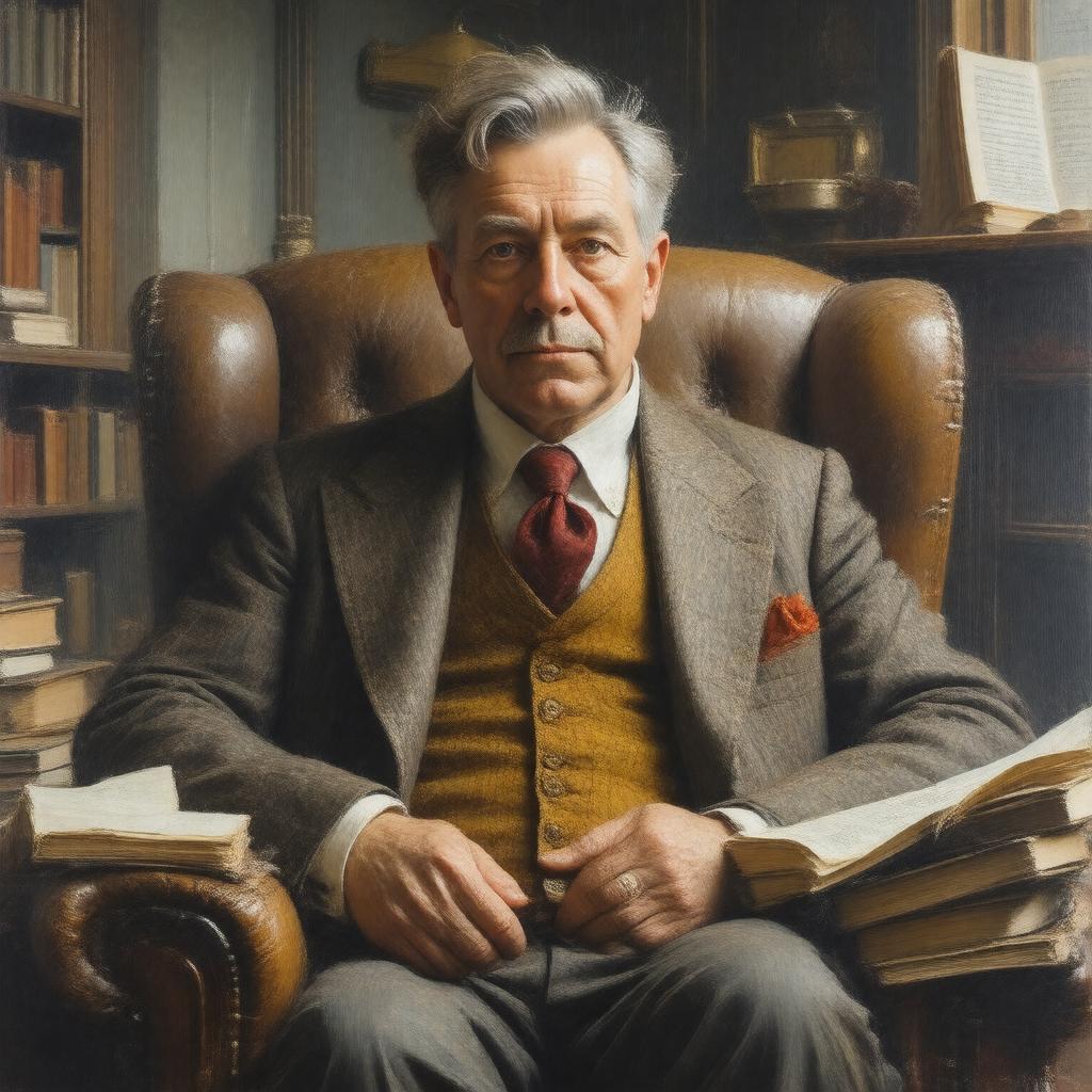 AI-created image of E.M. Forster
